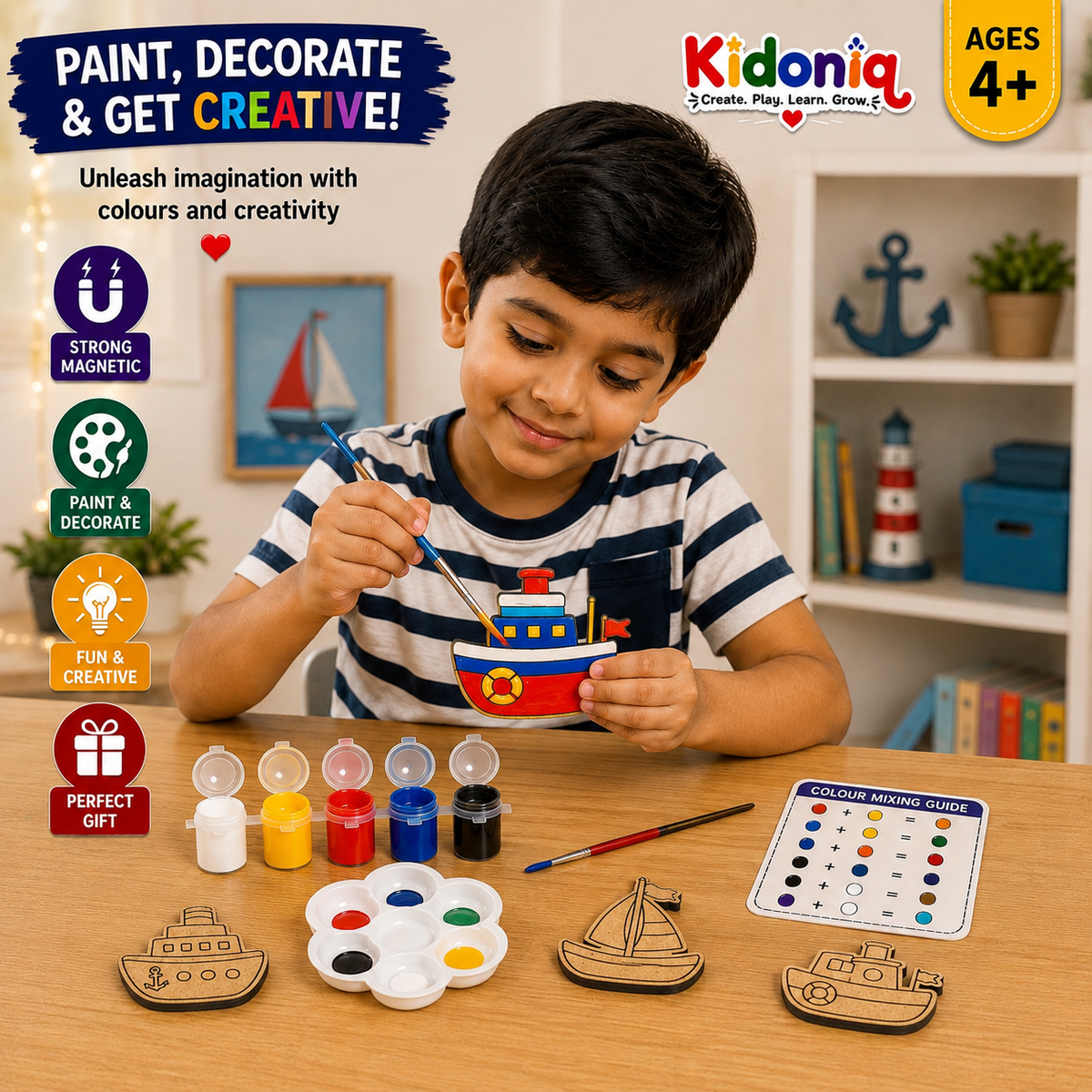 DIY Magnet Kit - Ship Theme