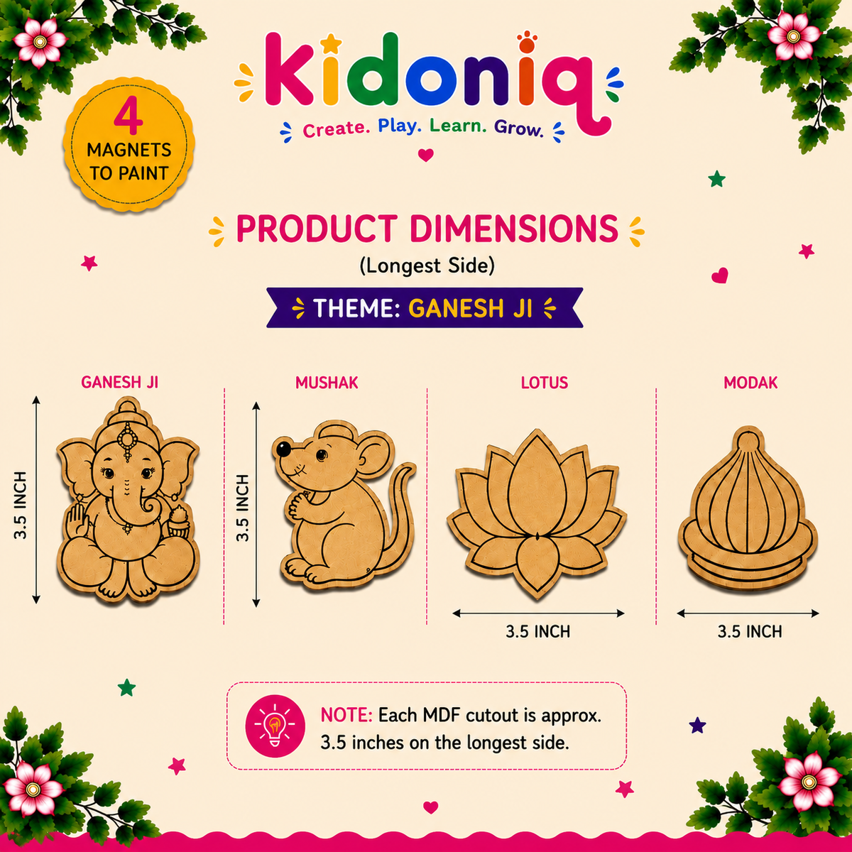 DIY Ganesh Ji Magnet Kit - Return Favours