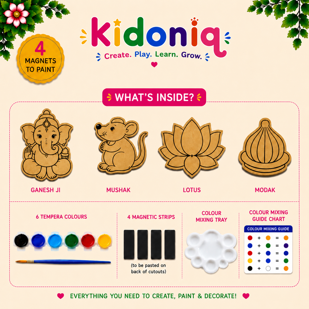 DIY Ganesh Ji Magnet Kit - Return Favours