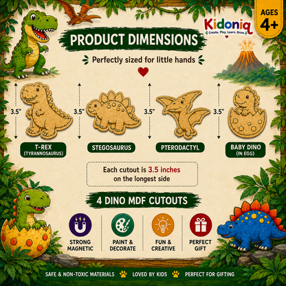DIY Magnet Kit - Dino Theme