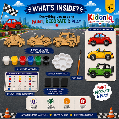 DIY Magnet Kit - Car Theme