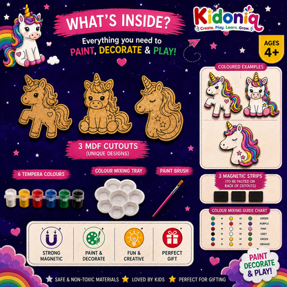 DIY Magnet Kit - Unicorn Theme