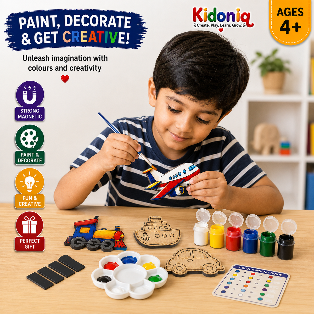DIY Magnet Kit - Transport Theme