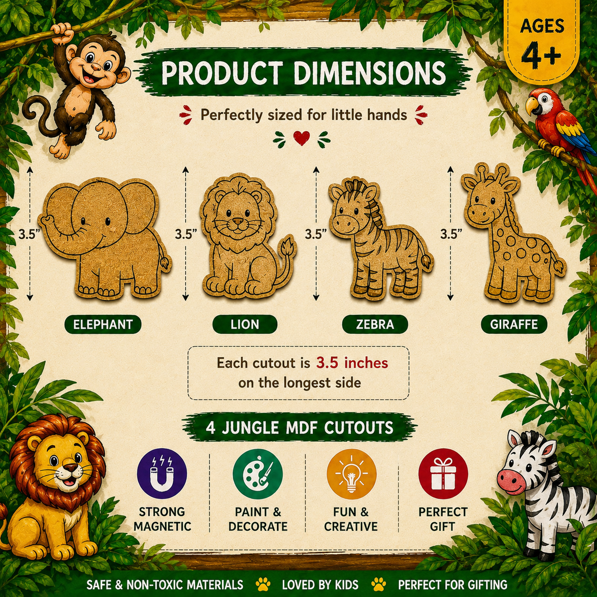 DIY Magnet Kit - Jungle Theme