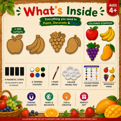DIY Magnet Kit - Fruits Theme