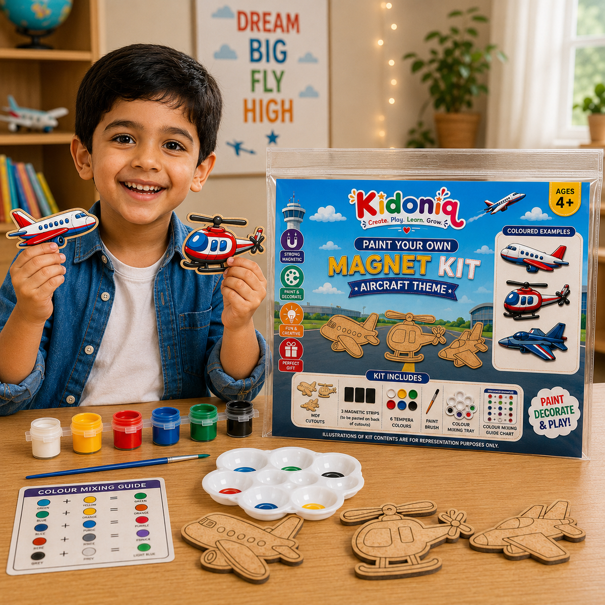 DIY Magnet Kit - Aircraft Theme