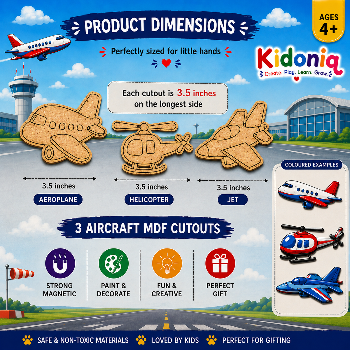 DIY Magnet Kit - Aircraft Theme
